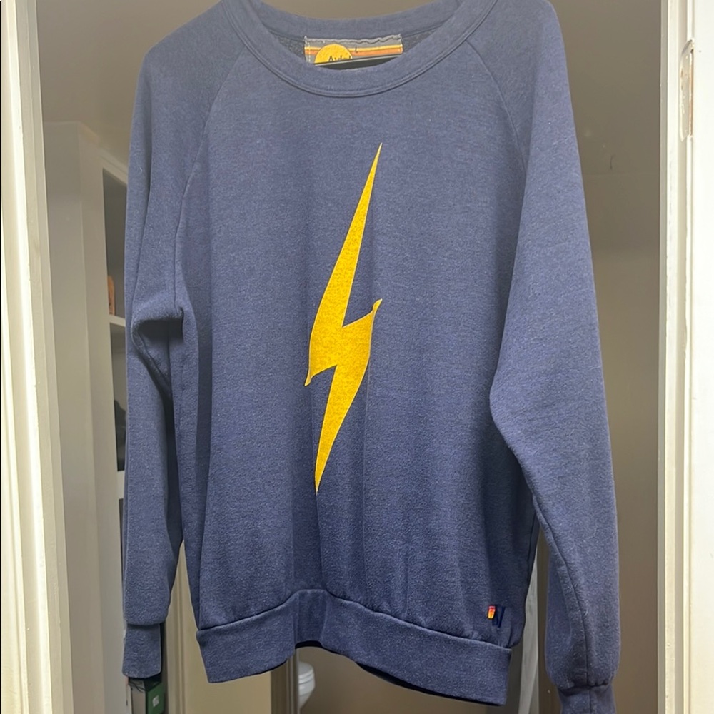 Aviator Nation blue sweater excellent condition